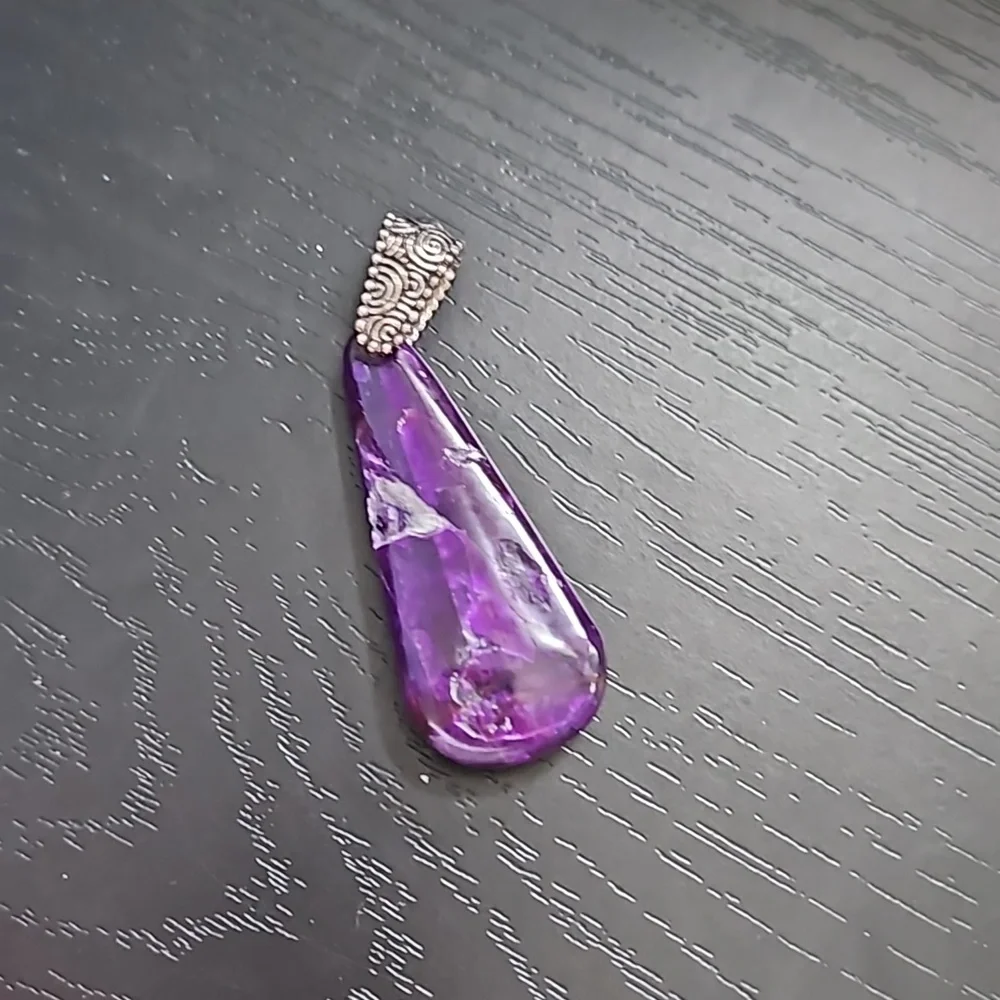 Purple necklace